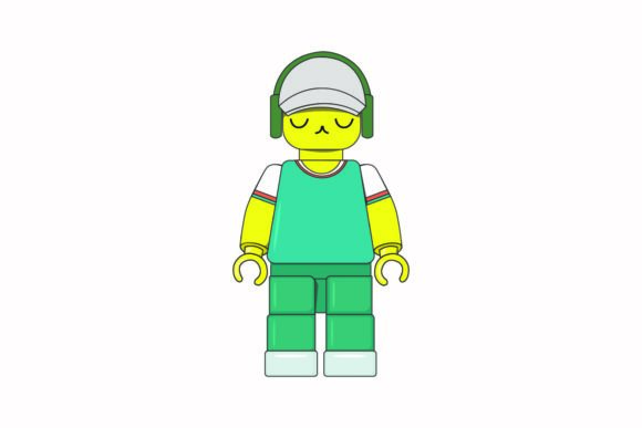 Download Lego Avatar Male with Headset - Male Collection