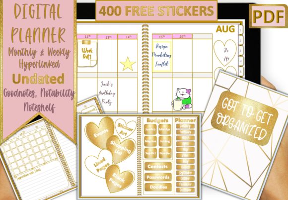 Download Digital Planner Hyperlinked - Premium Resources